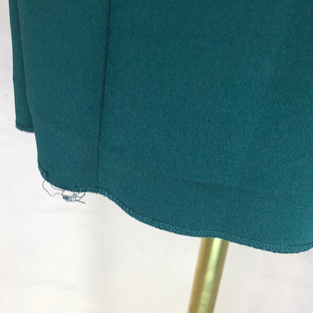 Calvin Klein Tailored Dark Green Midi Dress with Short Sleeves Size Small 2 - Picture 13 of 15